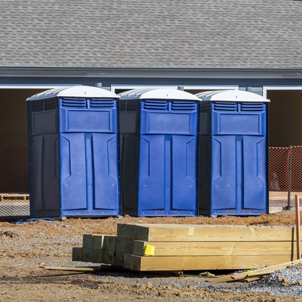 how do you ensure the portable restrooms are secure and safe from vandalism during an event in Covert Michigan